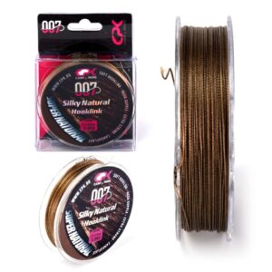 Повідковий матеріал 007 CPK SILKY NATURAL Hooklink 0.20 mm 22 lb/ 9.9 kg BROWN