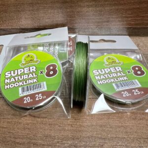 Повідковий матеріал Super Natural*8, 20м, 25 lb, Carpforest