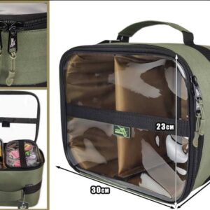 Велика сумка з прозорим верхом на 2 відділення 11 л