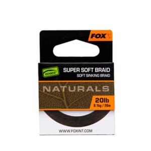 Поводковий матеріал Fox Naturals Soft Braid Hooklength 20м 20lb