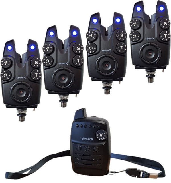 Набір сигналізаторів клювання World4Carp Sensor X - 4+1 - Зображення 3
