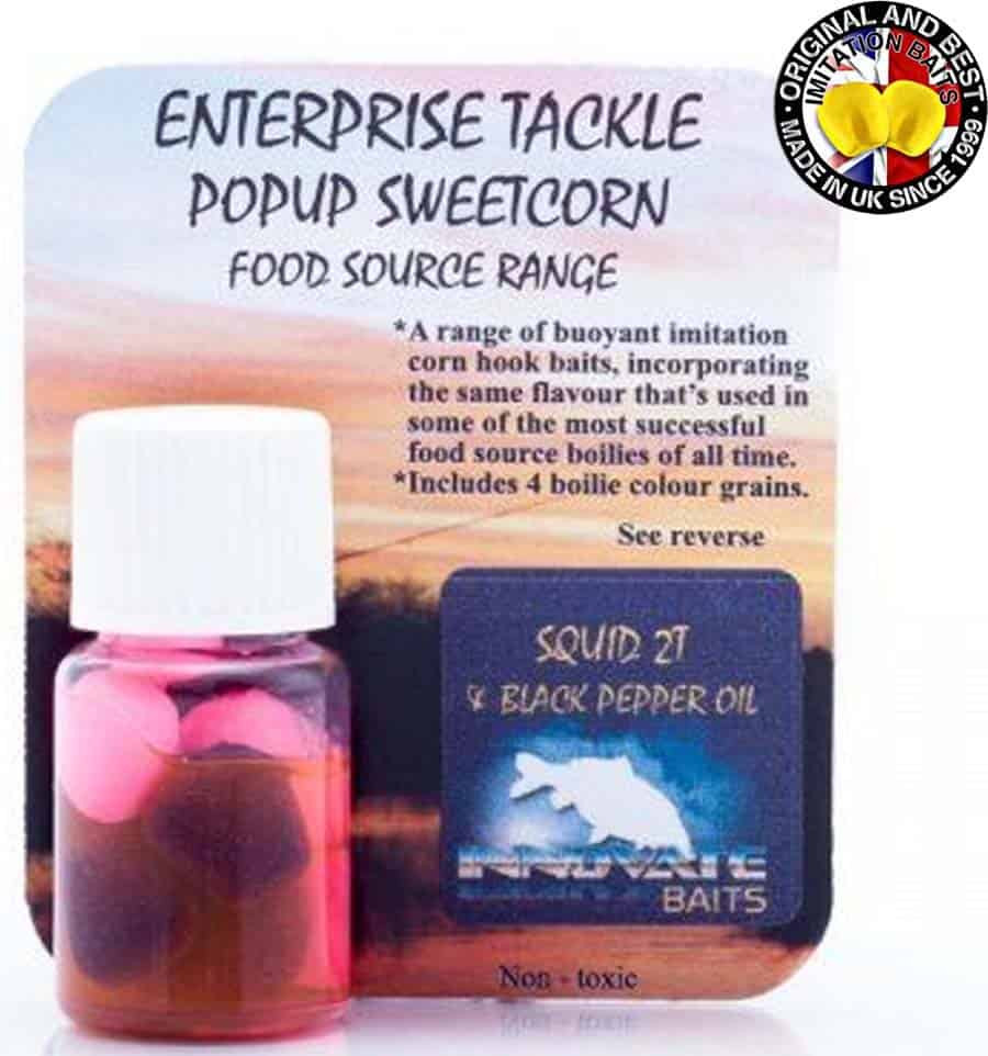 Штучна кукурудза Pop-Up Enterprise, Innovate Baits Squid 2T& Black Pepper, Pink