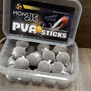 Стіки PVA MONSTER CRAB тепла вода 25мм. 25 шт